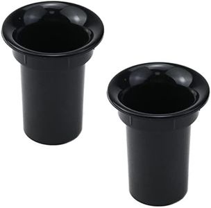 Mewutal 2PCS Speaker Cabinet Port Tube Speaker Accessories Plastic Speaker Cabinet Port Tube for Concern Party Stage (53×65mm/2.09"×2.56")