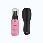 BoldEdge's Combo Strawberry Lubricant and Jazz Sleeve Massager Men and Women | Black | Non-Electric | 60 ml