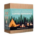 Outdoor Coffee Gift Set for Men & Women - 7 of The World's Finest Single Estate Specialty & Organic Coffees | Brew & Enjoy Anytime, Anywhere | Camping & Traveller Themed Assortment Box for Him & Her