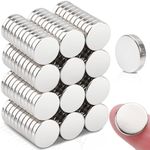 120 Pcs Neodymium Disc Small Magnets, 10x2mm Tiny Magnets for Whiteboard Dry Erase Board Office Crafts Fridge, Mini Round Rare Earth Magnets for Industrial