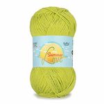 Ganga Acrowools Summer Love - Sport Weight - Cotton Yarn -Oekotex Class L Certified - Pack Of 1-50 Gms Per Ball, Shade No.Sul012, Green