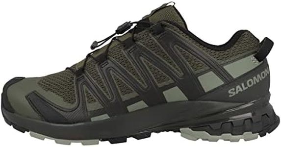 Salomon Men's XA PRO 3D V8 Trail Running Shoes, Grape Leaf/Peat/Shadow, 10.5