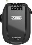 ABUS Combiflex cable lock - lock for securing skis, helmet, pram and luggage - Trip 105 - 105 cm long - 3 mm thick - with number code - black