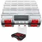 BOLTWORK, Double Sided Tool Organizer, Tool Box, Storage Box, Jewellery Box Professional Quality Plastic For D.I.Y, Household & Professional Use