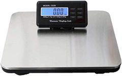 ONPNO Shipping Postal Scales, 300KG/660LBS Capacity Heavy Duty Industrial Digital Parcel Scales for Postage, Stainless Steel Large Platform, 30 * 36cm