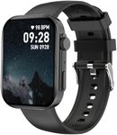 BRIBEJAT Smart Watch (Make/Answer Call) 2.01'' Fitness Tracker Pedometer with SpO2/Heart Rate/Sleep Monitor Compatible with iPhone Samsung Huawei Android Phone, Black