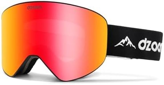 Dzoon SlopeX Master Gafas de esquí y snowboard color Rojo para Hombre y Mujer