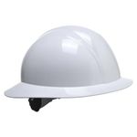 Portwest Full Brim Future Helmet , Size: One Size, Colour: White, PS52WHR