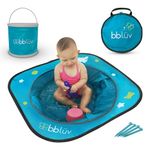 bblüv Arenä Pop-Up Beach Pool for Infants - Easy Clean - Waterproof Material- Instant Setup - Compact Foldable Bucket - Safe Cooling Space - Anchors for Stability - Ultimate Summer Fun for Your Baby