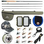 MAXIMUMCATCH Maxcatch Extreme Fly Fishing Combo Kit 3/4/5/6/7/8 weight Fly Rod and Reel Outfit