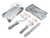 ROLLINGDOG Paint Roller Set - Mini Paint Roller,Mini Rollers for Painting,2‘’ and 4'' Small Paint Roller,Great Home Decorating Tool for Painting Wall, Ceiling, Edges,Cabinets and Doors,Pack of 11