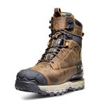 Timberland PRO Men's CSA Boondock Ultralight 8 Inch Composite Safety Toe Puncture Resistant Insulated Waterproof Industrial Work Boots, Medium Brown Full Grain, 9.5 Wide