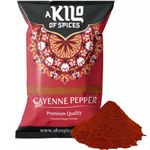 A Kilo of Spices | Cayenne Pepper Powder 10 KG | Hottest Pepper | All Purpose Seasoning | Ground Cayenne Chilli Powder | Taco Seasoning | Red Cayenne Spice | Premium Quality | Vegan Red Pepper
