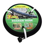 Soaker Hose 15ft Saves 70?Water Perfect Delivery of Water Great for Garden Flower Bed (5/8inch)?(5-8-15ft)