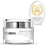 Vitamin K Cream- Bruise Healing Formula with Arnica. Dark Spot Moisturizer for Bruising, Spider Veins & Broken Capillaries. Repair Under Eye Dark Circles, Fine Lines, Puffiness, Wrinkles Face & Body.