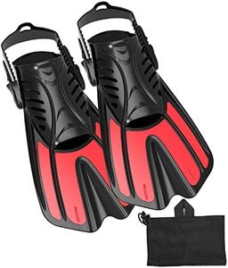 Diving fins Snorkeling Gear for Adults Snorkel fins ，Swim fins Open, Adjustable, Men, Women, Children, Swim Flippers