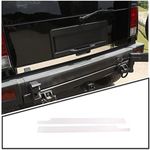 Stainless Tailgate Accent Trim,Tailgate Overlay Trim,Car Lower Tailgate Trim Fit for Hummer H2 2003-2009