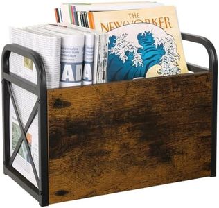 YINMIT Magazine Holder,Magazine Rack Floor,Magazine Storage Basket,File Holder Organizer,Folder Organizer Bin for Magazines,Books,Newspapers,Tablets