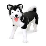 Melissa & Doug Giant Siberian Husky - Lifelike Stuffed Animal Dog (Over 60 cm Tall)