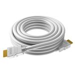 DragonTrading 3 Metre White Extra Long HDMI Cable With Gold Cable Plated Connectors for TV, Nintendo Switch, Playstation and XBox