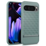 Caseology Parallax for Google Pixel 9 Pro XL Case, [Military Grade Drop Protection] Ergonomic 3D Hexa Cube Case Cover for Google Pixel 9 Pro XL - Sage Green