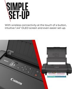 Canon MAXIFY BX110 Wireless Compact Printer – Rechargeable Battery, A4 Printing