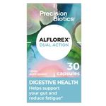 Alflorex Dual Action - Daily Gut Health Probiotics Supplement with Unique Bifidobacterium Longum Bacteria strains 35624 and 1714 + Calcium + Vitamin B6 - Bacterial Cultures - 30 Capsules