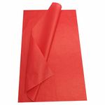 Ambey Papers LLP (Pack of 30 Sheets) 18 GSM | Gift Wrapping Paper | Kite Paper for Art Craft | Colored Tissue Paper | Red Wrapping Paper Large Size 50x75 cm