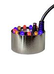 Halloween Lights Mist Maker,Halloween fog Machine Ultrasonic Mist Water Pond Fogger 12 LED Red Yellow and Blue Light Flashes for Halloween Party Decorations and Rockery Fishtank Vase Birdbath Deco