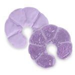 NEWGOÃ‚®Breast Ice Pack 2 Pack Breast Therapy Pack Cooling Breast Gel Pads with Soft Plush Backing for Pain Relief of Breastfeeding, Mastitis, Engorgement - Purple