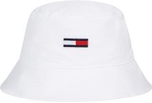 Tommy Jeans Men's Tjm Flag Bucket Hat Bucket Hat, White, One Size