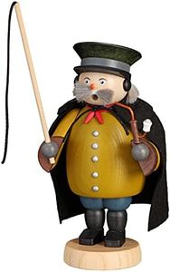 German Incense Smoker Coachman, Height 19 cm / 7 inch, Original Erzgebirge by Seiffener Volkskunst