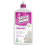 Quick Shine Pure Floor Wax 27oz | A Buffable, Waterproof Finish for Regular and Hardwood Floors | Restore Protect Refresh