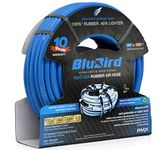 BLUBIRD Lightest, Strongest, Most Flexible Rubber Air Hose (1/4" x 100') - BB14100