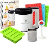 Roman Ventures 2-In-1 Decarboxylator & Infuser | Magic Butter Maker Machine & Oil Infuser Machine -Compact Design- Herbal Recipe Book & All Accessories Included (Decarb 2-in-1)