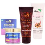 Ever Secret Combo 100 gm + 100gm Day Night Cream Instawhite with Sun Screen UVA UVB Protection with Vitamin E Niacinamide Licorice Carrot Seed Anti Aging & Anti Wrinkle Properties