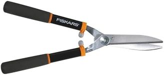 Fiskars 391911-1002 Power Lever 8-Inch Hedge Shears Black/Orange