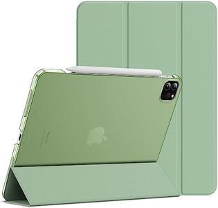 JETech Case for iPad Pro 11-Inch, 2022/2021/2020/2018 Model, Compatible with Pencil, Cover Auto Wake/Sleep (Matcha Green)