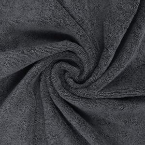 Utopia 4-Piece Bath Towel Set, Grey – Soft & Absorbent