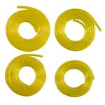 HIFROM Fuel Line Hose Tube (4 Size) 2mm x 3.5mm,3mm x6mm, 3mm x5mm,2.5mm x5mm Replacement for Poulan Craftman Chainsaw String Trimmer Blower Common 2 Cycle Small Engine, 24 Feet Petrol Fuel Line Hose