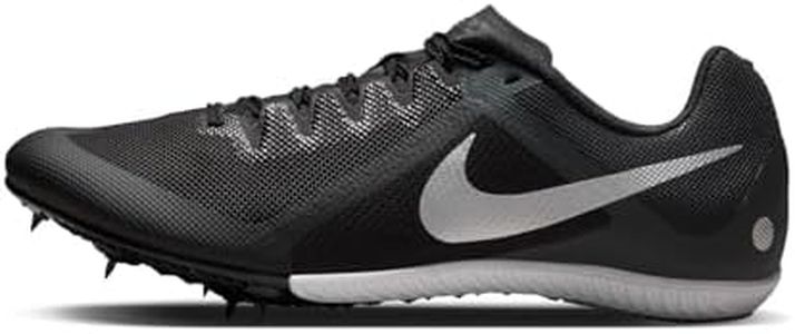 Nike Rival Multi Track & Field Multi-Event Spikes (DC8749-001, Black/Light Smoke Grey/Dark Smoke Grey/Metallic Si) Size 11