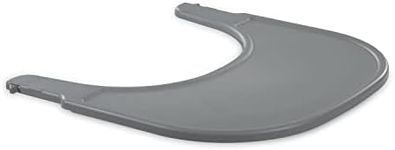 Hauck Alpha+ Click Tray, Grey - Just Seconds to Remove and Fix, Large Plastic Highchair Tray, Easy to Clean