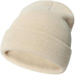Malaxlx Baby Beige Beanie Hat Winte
