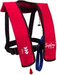 Suptmv Inflatable Life Jacket Life Vest Basic Automatic/Manual (Click to Select red Manual)…