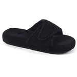 Acorn Women's Spa II Slide Slipper, Black, Large/8-9 M US