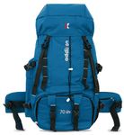 addixon 70L Travel Backpack with Shoe Compartment - Ideal for Hiking, Trekking, and Wanderlust Travelling (True Blue)