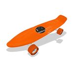 Jaspo Mini Cruiser Skateboard (22.5x5.5 Inch) (Orange)