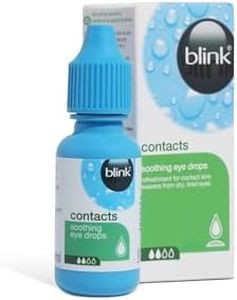 Blink Contacts Eye Drops - Instant Moisturising of Dry Contact Lenses - Lubricating Eye Drops for Tired Eyes with Hyaluronate to Maintain Contact Lens Comfort, 10 ml
