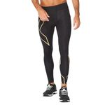 2XU Men's Light Speed Compression Tights, Black/Black Reflective, M UK