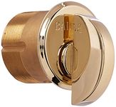 Baldwin 8442 Turn Knob Cylinder 1.125" Mortise Lock Turn Piece from 8440 Series, Lifetime Polished Brass